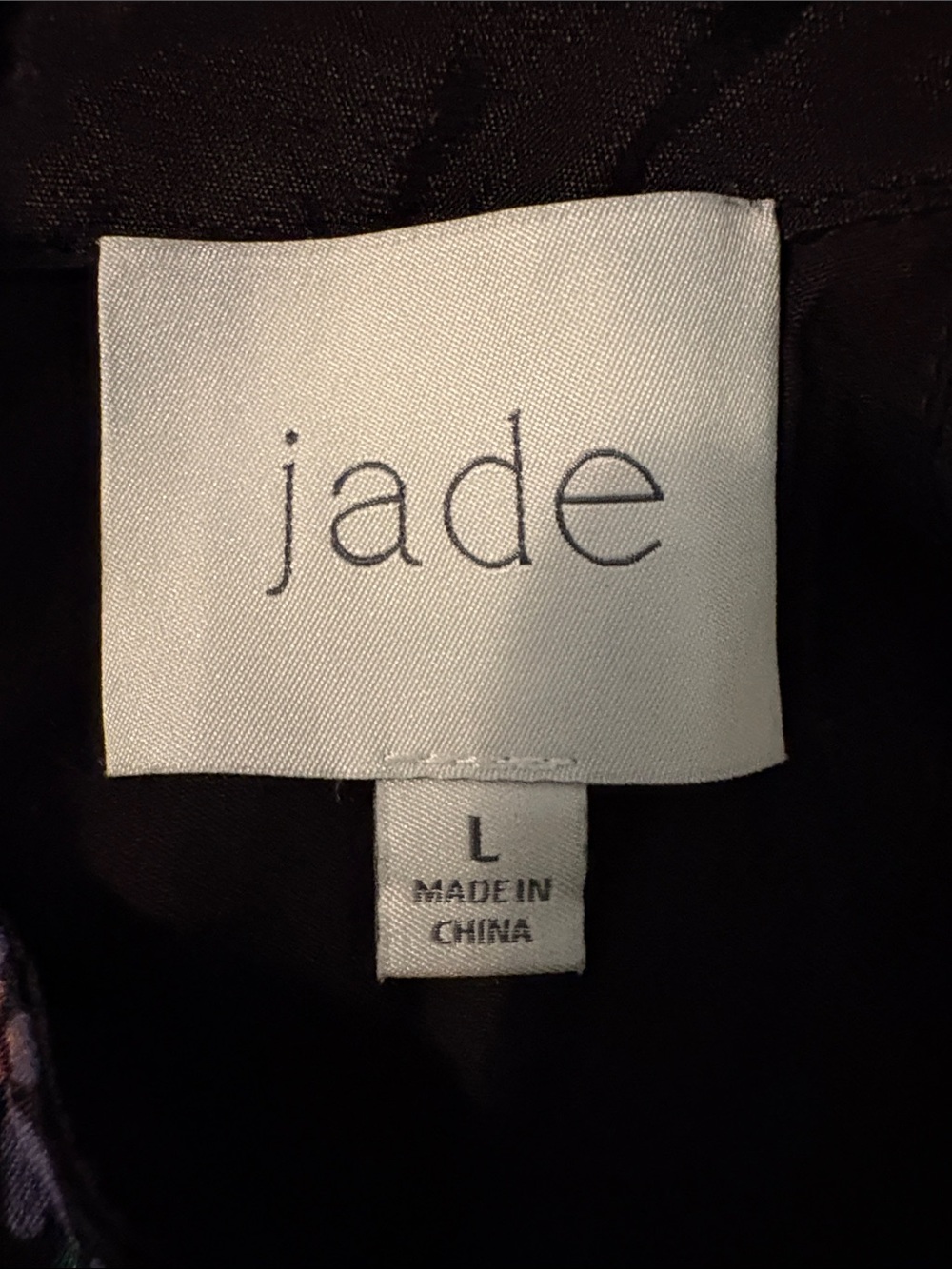 Jade By Johnny Was Black Floral Halter Tunic with Pink & Blue Accents - Picture 4 of 5